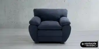 Casa de las Lomas Sillón victoria enjoy azul indigo oferta