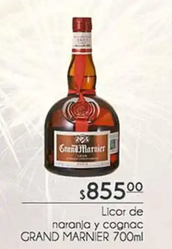 Licor de Naranja y Cognac Grand Marnier 700ml