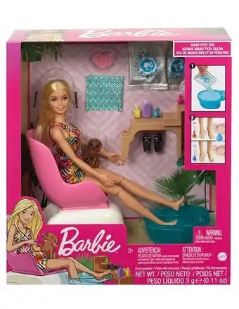 Barbie mani/pedi salón