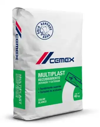 Construrama Cemex, multiplast 40 kg, saco oferta