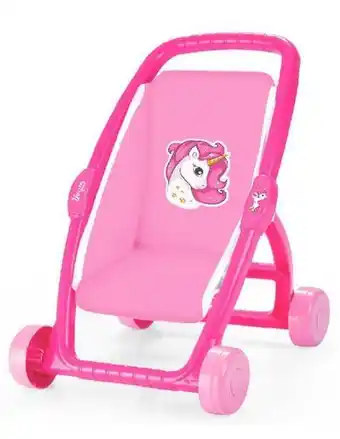 Carriola unicornio para muñeca dolu