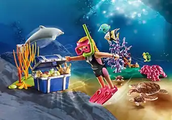 Playmobil 70678 set de regalo buceadora de tesoros oferta