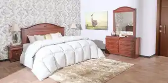 Muebles Dico Recámara king size / matrimonial inglaterra nogal 5 piezas oferta