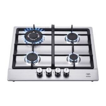 El Bodegón Parrilla a gas avera 4 quemadores acero inoxidable plata ai4 oferta