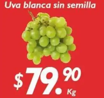 Uva Blanca Sin Semilla