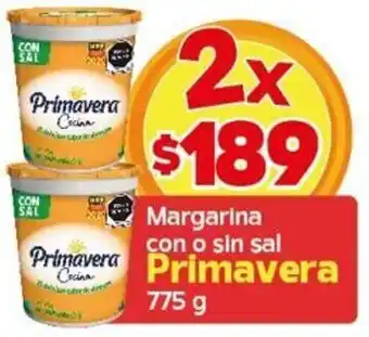 Primavera Margarina con o Sin Sal 2x775g