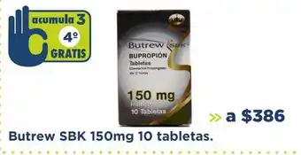 Farmacia San Pablo Butrew sbk 150mg 10 tabletas oferta