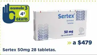 Farmacia San Pablo Sertex 50mg 28 tabletas oferta
