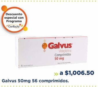 Galvus 50mg 56 comprimidos