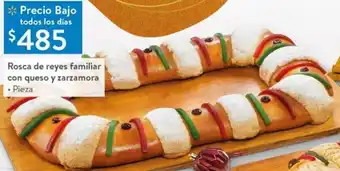 Walmart Rosca de Reyes Familiar con Queso y Zarzamora oferta