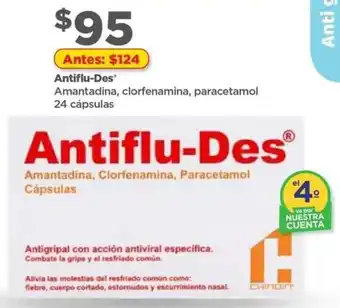 Bodega Aurrerá Antiflu-Des 24 Cápsulas oferta