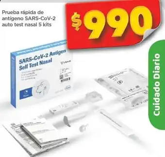 Prueba Rápida de Antígeno Sars-CoV-2 Auto Test Nasal 5 Kits