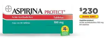 Bodega Aurrerá Aspirina Protect 100mg oferta