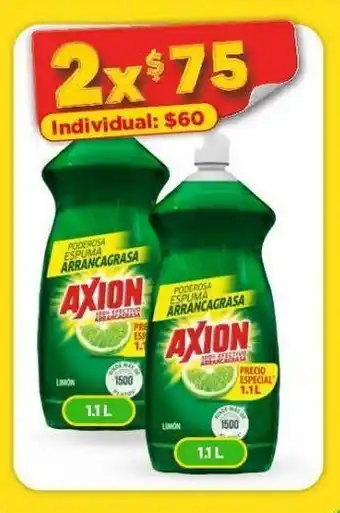Bodega Aurrerá Jabón líquido axion 1.1l oferta
