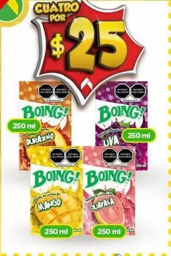 Bodega Aurrerá Jugos boing 250ml oferta