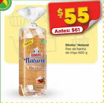 Bodega Aurrerá Pan de harina bimbo 680g oferta