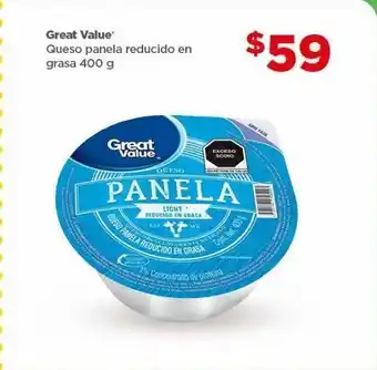 Bodega Aurrerá Queso panela great value 400g oferta