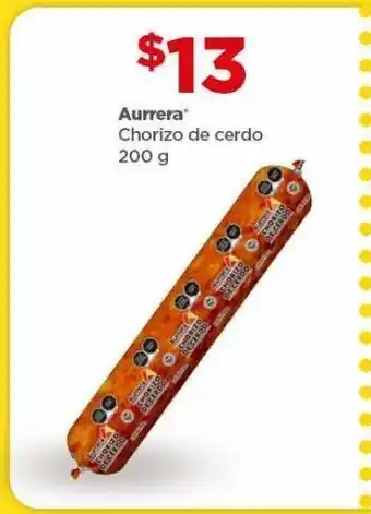 Chorizo de cerdo aurrera