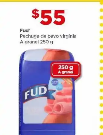 Bodega Aurrerá Pechuga de pavo fud 250g oferta