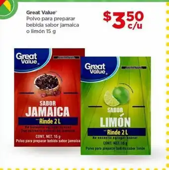 Polvo para preparar great value 15g