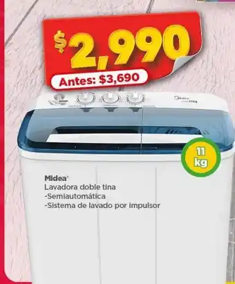 Bodega Aurrerá Lavadora midea oferta