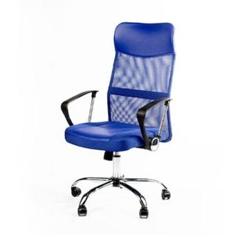 Sears Silla ejecutiva ergonómica respaldo alto azul oferta