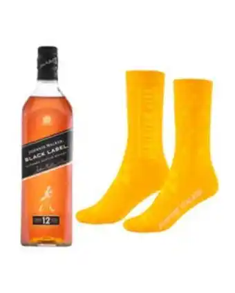 Whisky johnnie walker black label - 750 ml + calcetas jw