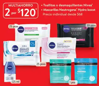 Toallitas o Desmaquillantes Nivea