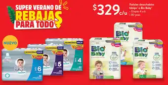 Walmart Pañales Desechables bbtips o Bio Baby oferta