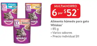 Walmart Alimento Húmedo Para Gato Whiskas 85g oferta