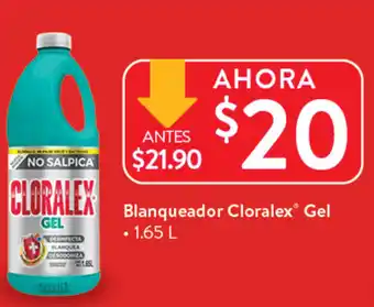 Walmart Blanqueador Cloralex Gel 1.65 l oferta