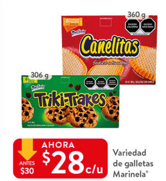 Walmart Variedad De Galletas Marinela oferta