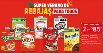 Walmart Cereal Trix, Cheerios, Carlos V, Cookie Crisp O Nesquik oferta