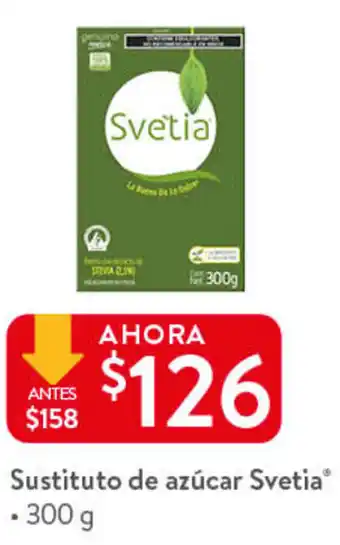Sustituto De Azúcar Svetia 300 g