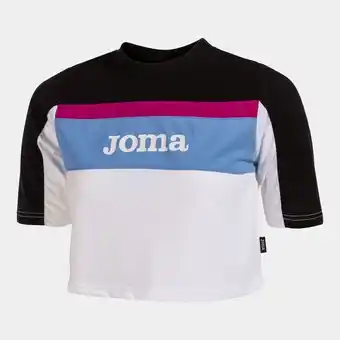 Joma Camiseta manga corta mujer california blanco negro oferta