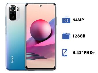 PCEL Smartphone xiaomi redmi note 10s: procesador mediatek helio g95 (hasta 2.05 ghz), memoria ram de 6gb, almacenamiento de 128 oferta