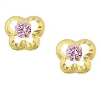 Broquel oro 10k b01619p mariposa