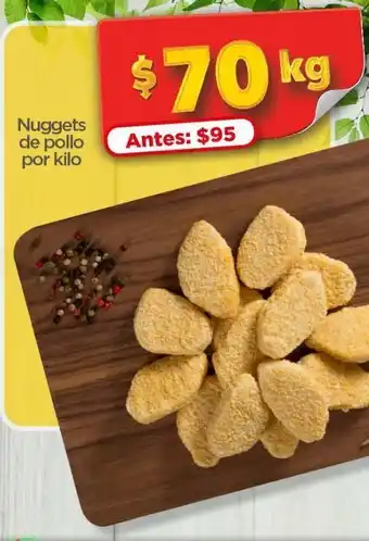 Bodega Aurrerá Nuggets de pollo kg oferta