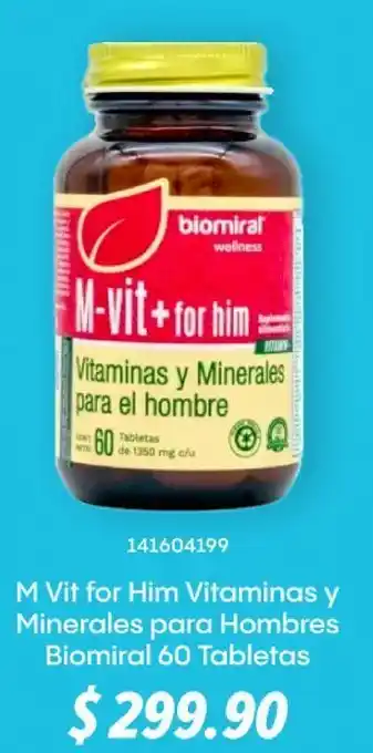 GNC M vit him vitaminas y minerales para hombres oferta