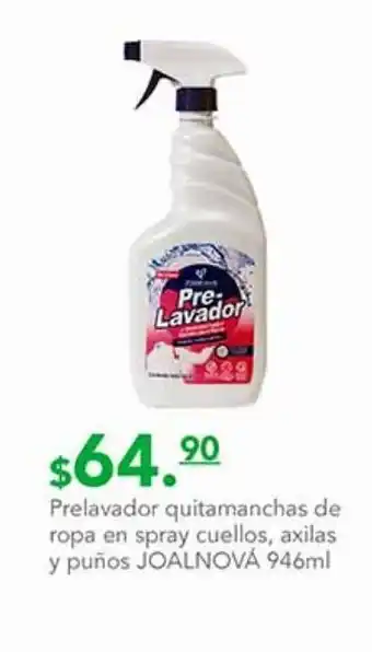 Prelavador quitamanchas de ropa joalnová