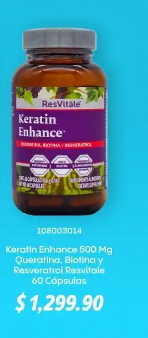 GNC Keratin enhance 500 mg oferta