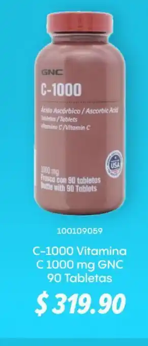 GNC C-1000 vitamina c 1000 mg gnc 90 tabletas oferta
