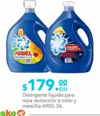Fresko Detergente líquido ariel 5l oferta