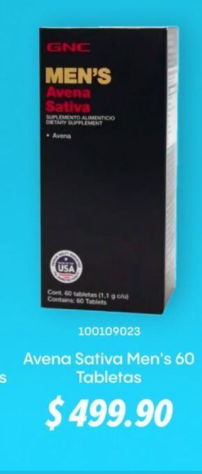Avena sativa men's 60 tabletas
