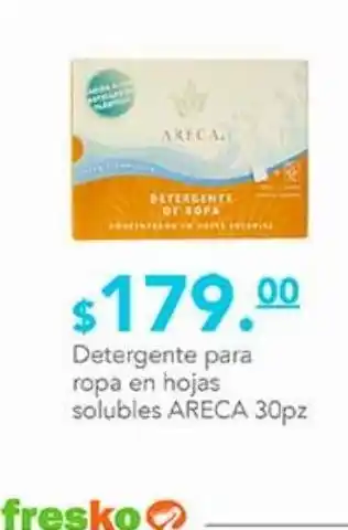 Detergente areca 30pz