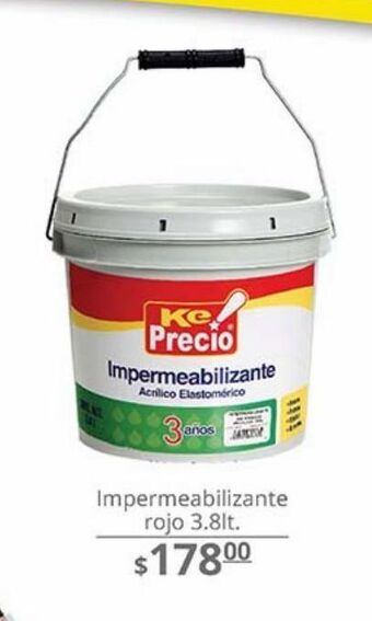 La Comer Impermeabilizante ke precio 3.8l oferta