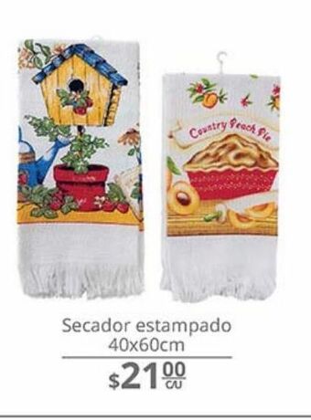 La Comer Secador estampado 40x60cm oferta