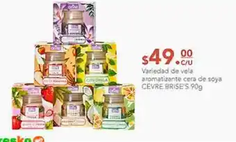 Variedad de vela aromática cevre brise´s