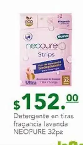 La Comer Detergente neopure 32pz oferta
