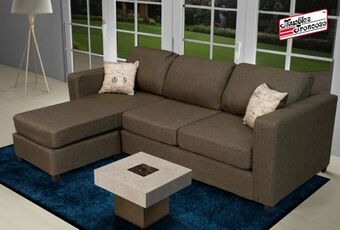 Sofa y chaise kansas curri pasto